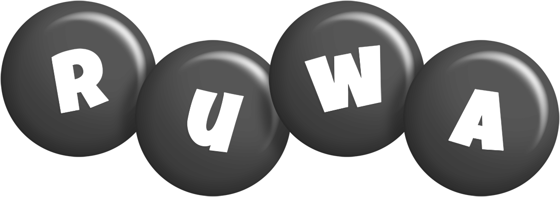 Ruwa candy-black logo