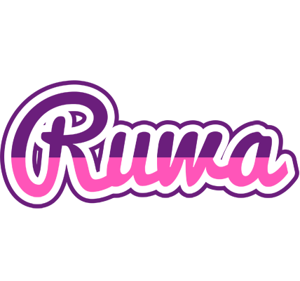 Ruwa cheerful logo