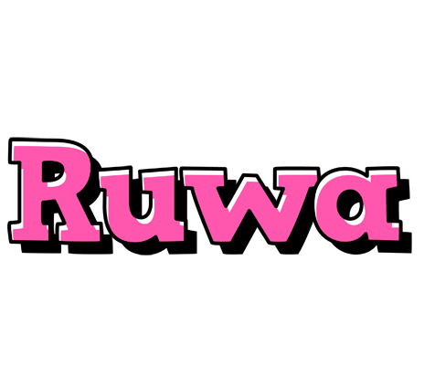 Ruwa girlish logo