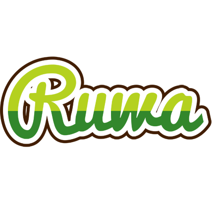 Ruwa golfing logo