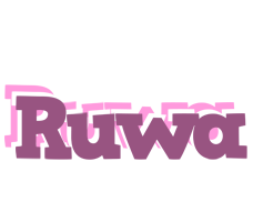 Ruwa relaxing logo