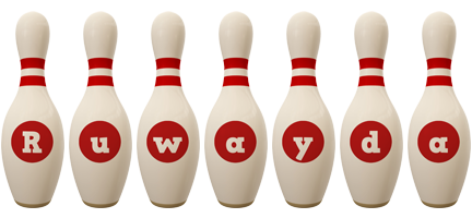 Ruwayda bowling-pin logo