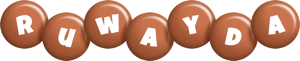 Ruwayda candy-brown logo