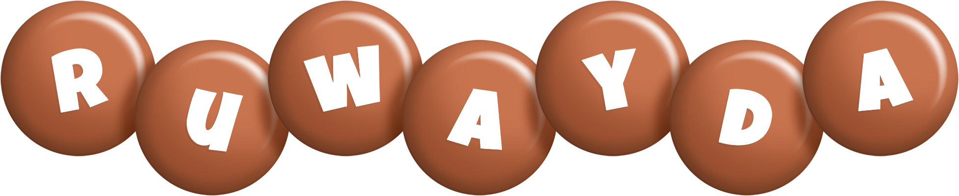 Ruwayda candy-brown logo