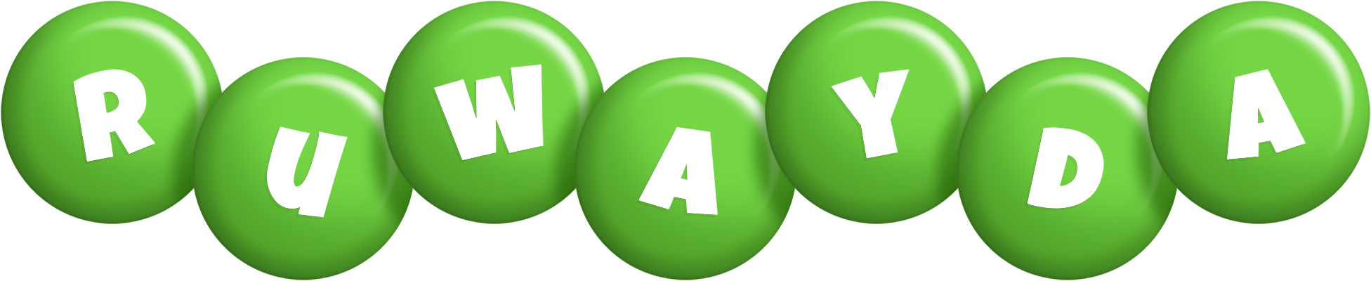 Ruwayda candy-green logo