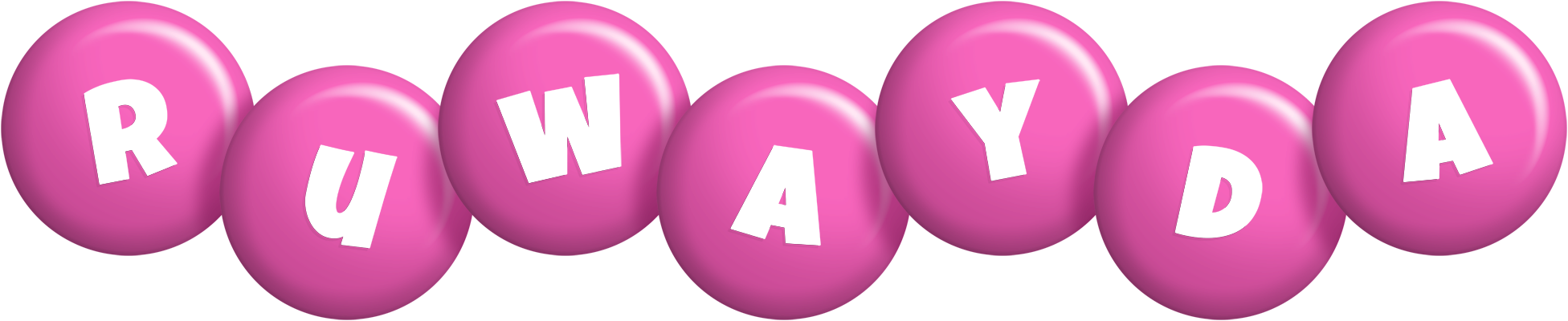 Ruwayda candy-pink logo