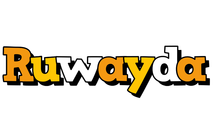 Ruwayda cartoon logo