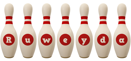 Ruweyda bowling-pin logo