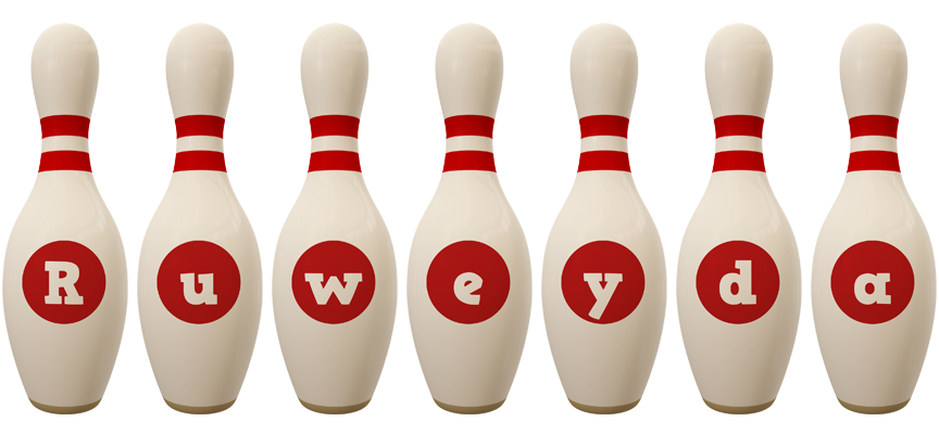 Ruweyda bowling-pin logo