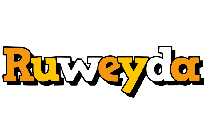 Ruweyda cartoon logo