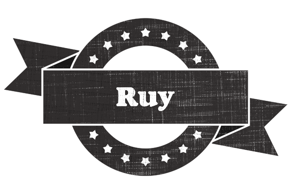 Ruy grunge logo