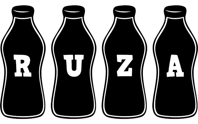 Ruza bottle logo