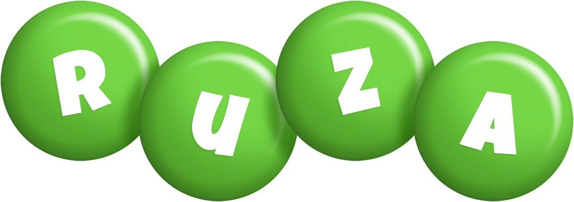 Ruza candy-green logo