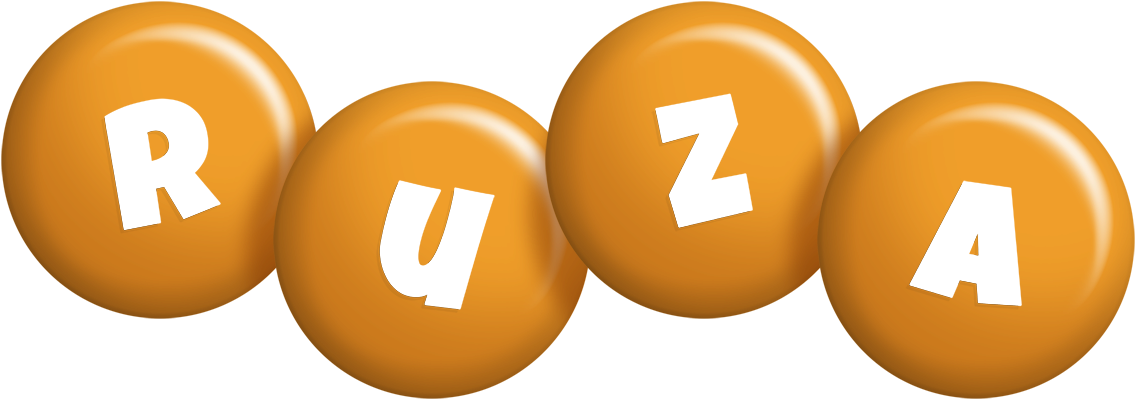 Ruza candy-orange logo
