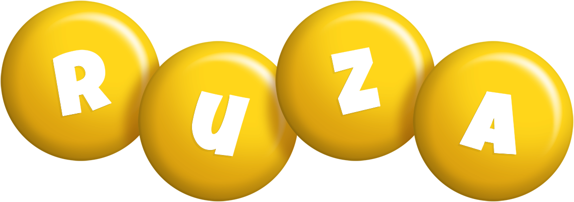 Ruza candy-yellow logo