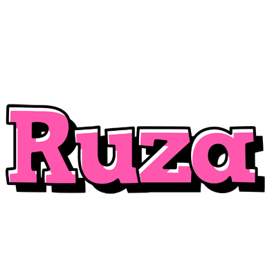 Ruza girlish logo