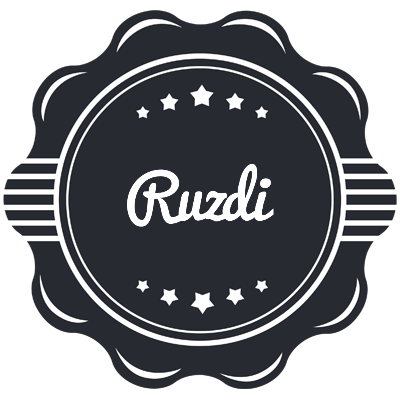 Ruzdi badge logo