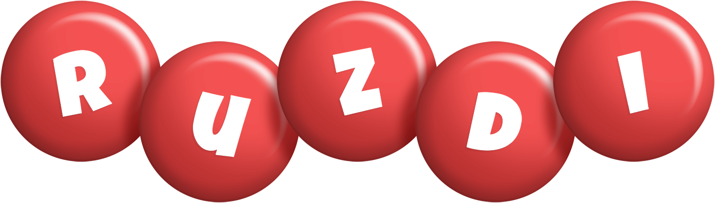 Ruzdi candy-red logo
