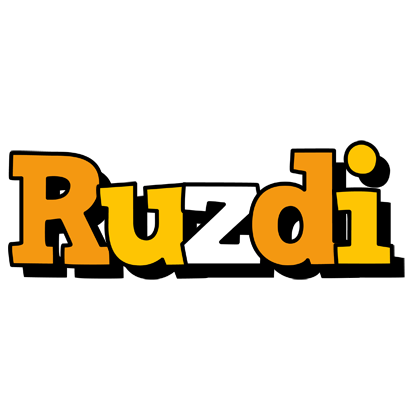 Ruzdi cartoon logo