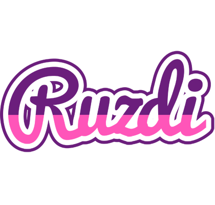 Ruzdi cheerful logo