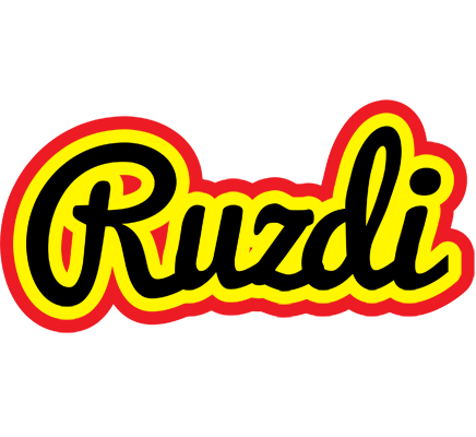Ruzdi flaming logo