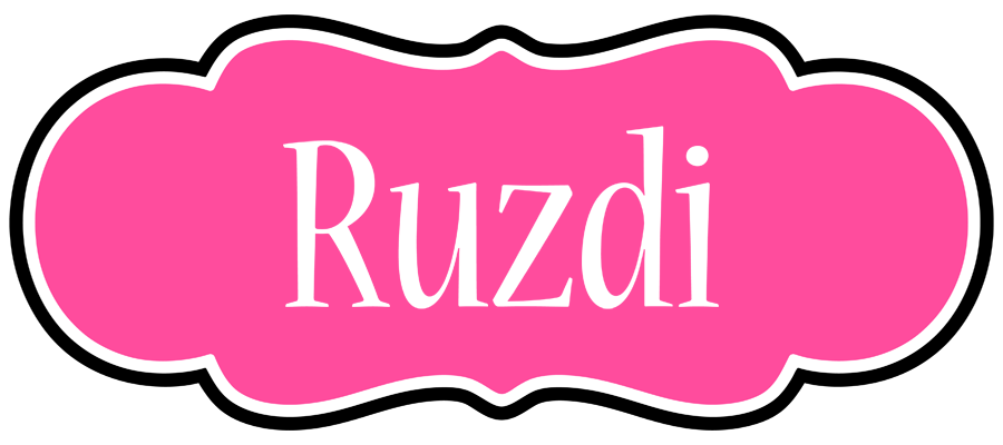 Ruzdi invitation logo