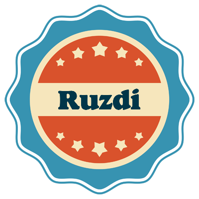 Ruzdi labels logo