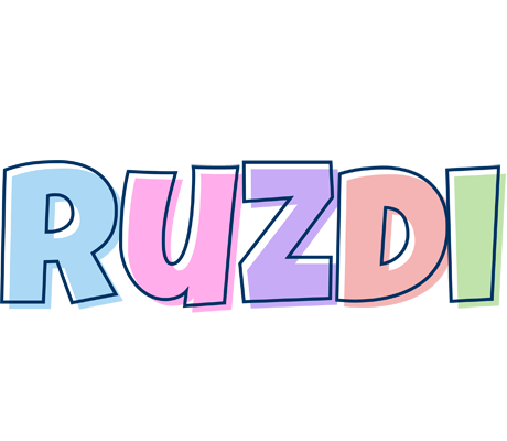 Ruzdi pastel logo