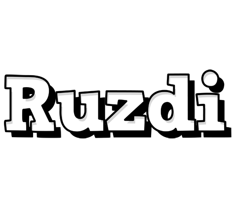 Ruzdi snowing logo