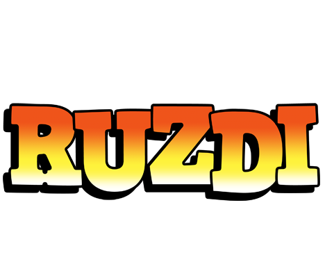 Ruzdi sunset logo