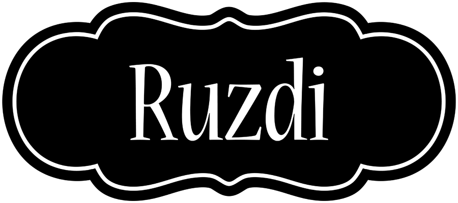 Ruzdi welcome logo
