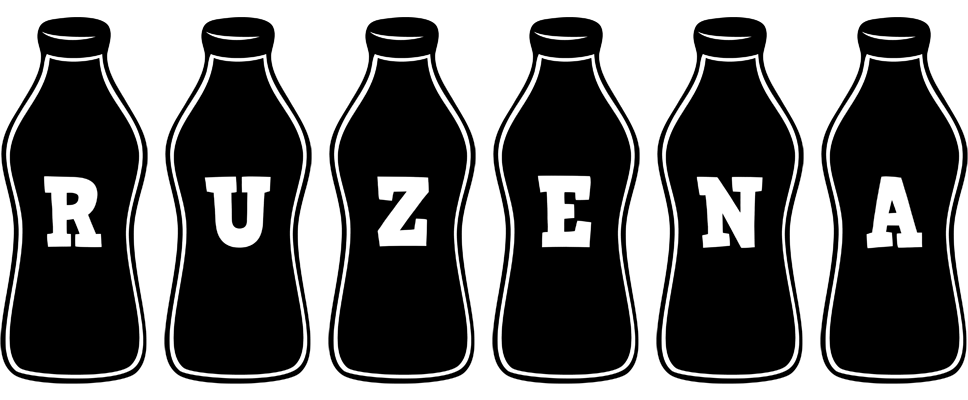 Ruzena bottle logo