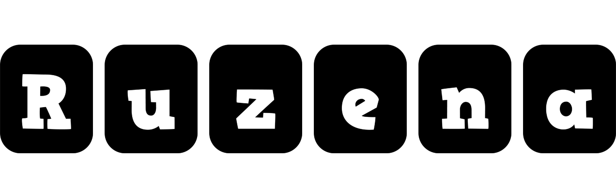 Ruzena box logo