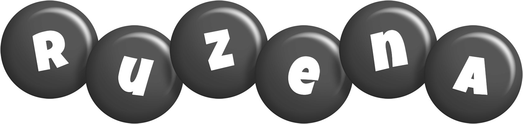 Ruzena candy-black logo