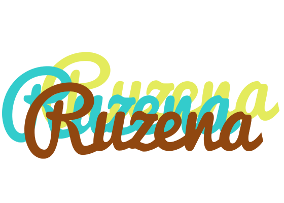 Ruzena cupcake logo