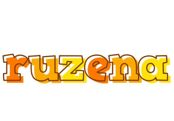 Ruzena desert logo