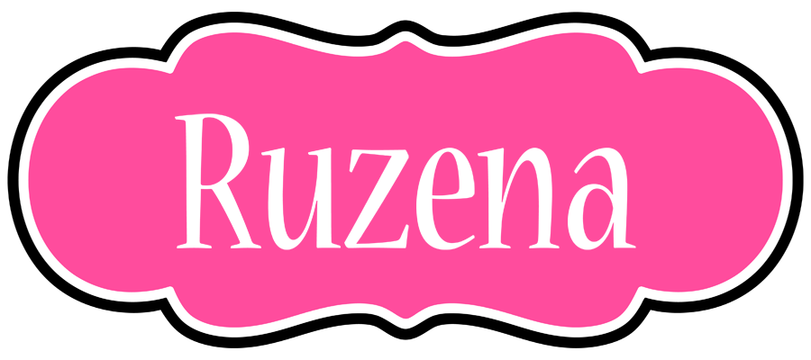 Ruzena invitation logo