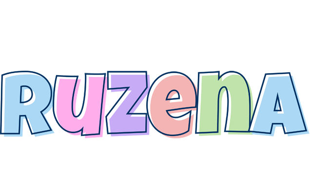 Ruzena pastel logo