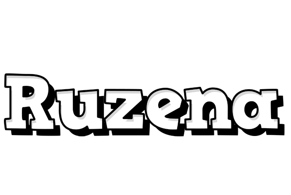 Ruzena snowing logo