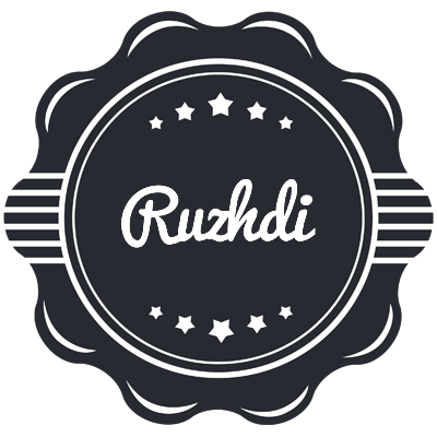 Ruzhdi badge logo