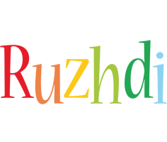 Ruzhdi birthday logo