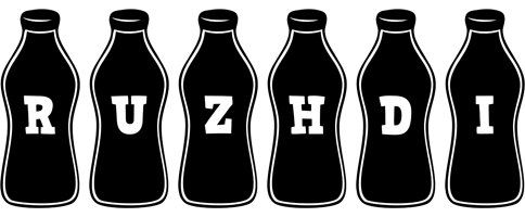 Ruzhdi bottle logo