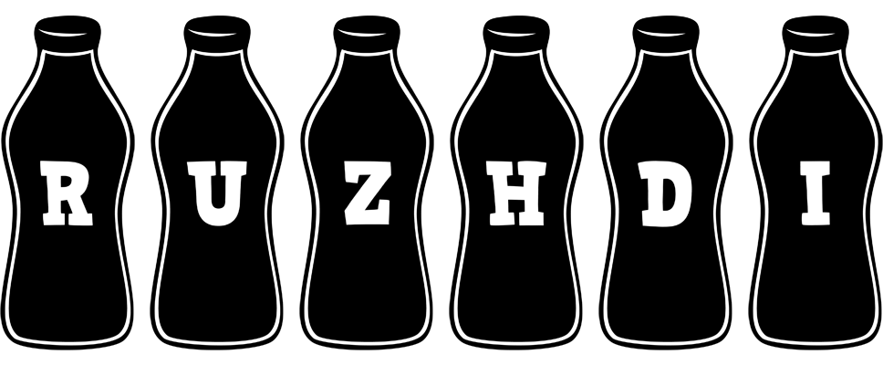 Ruzhdi bottle logo