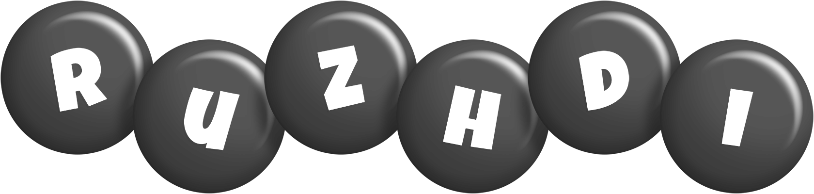 Ruzhdi candy-black logo