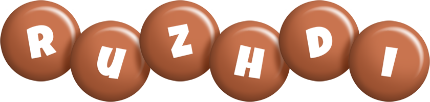 Ruzhdi candy-brown logo