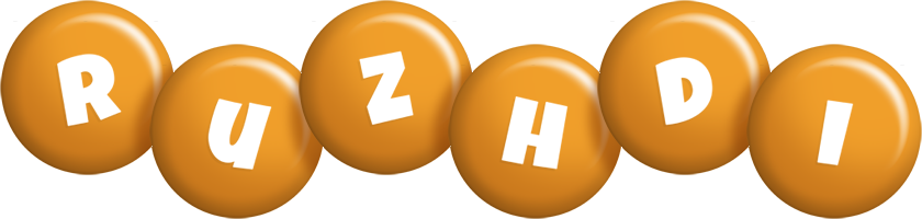 Ruzhdi candy-orange logo