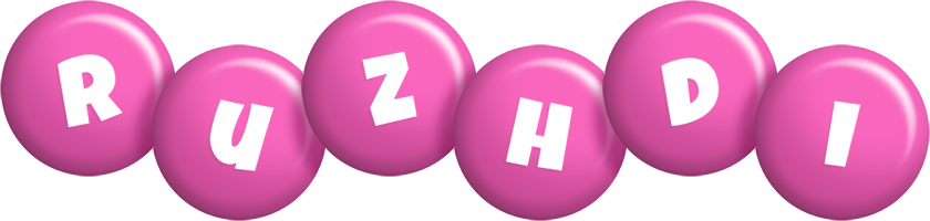 Ruzhdi candy-pink logo