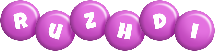 Ruzhdi candy-purple logo