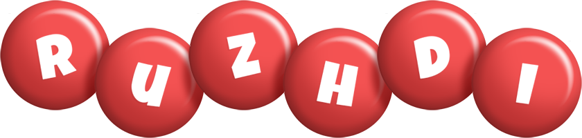 Ruzhdi candy-red logo