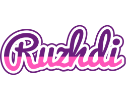 Ruzhdi cheerful logo